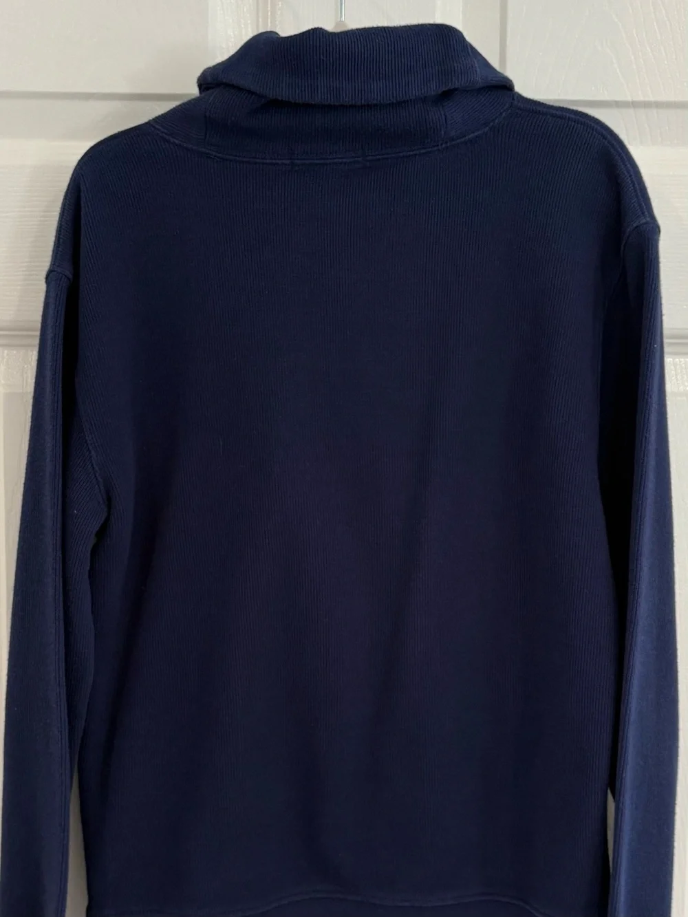 GAP Navy Blue Shawl-Collar Pullover Long Sleeve Sweatshirt Sweater Boys L 10/12